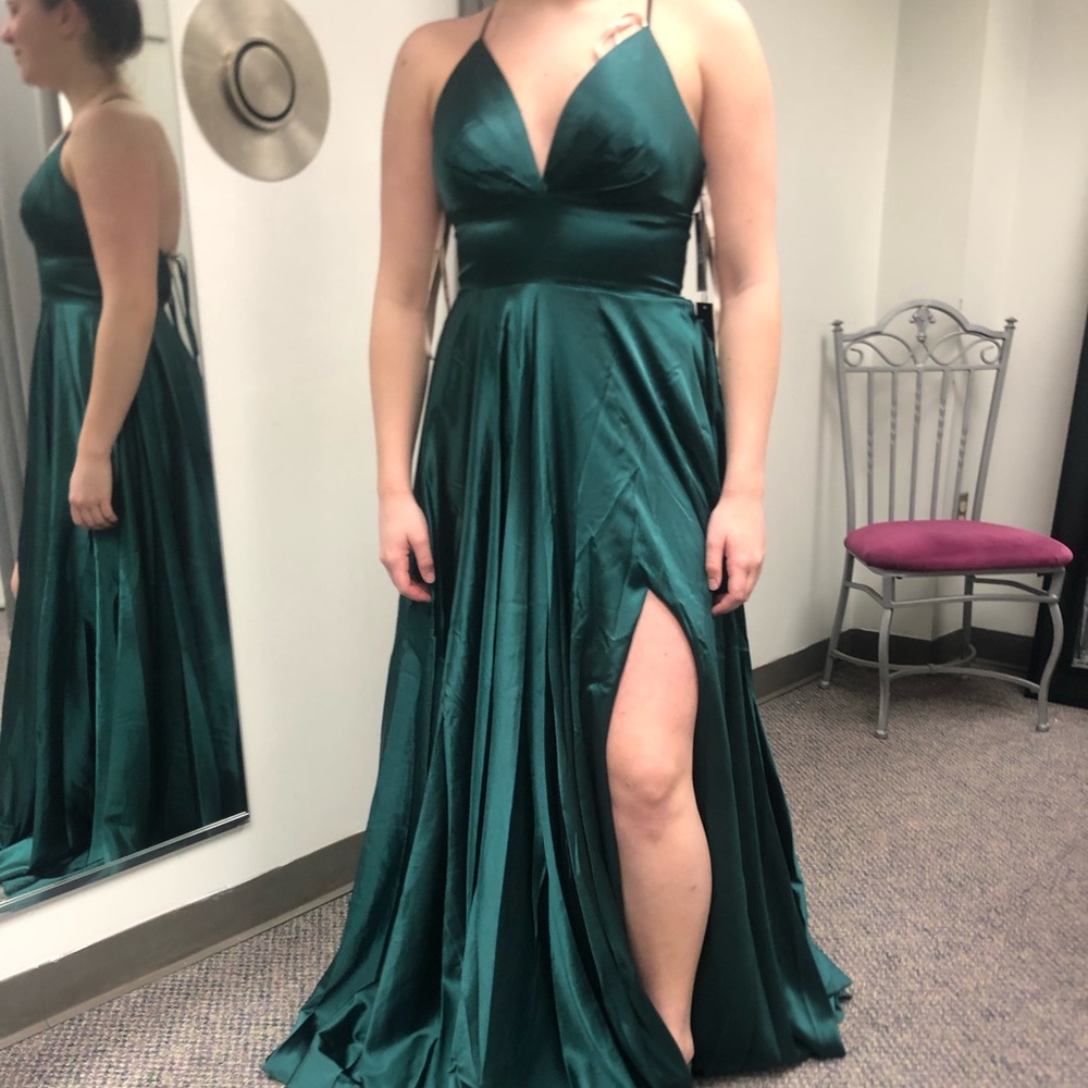 Emerald green Prom dress